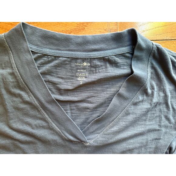 Natural Life Oversized Tunic size Small V Neck 100% Cotton - Picture 5 of 9